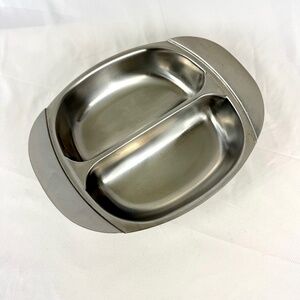 Vintage Cultura Divided Dish 18 8 Stainless Steel Sweden Meal Prep Dishwasher